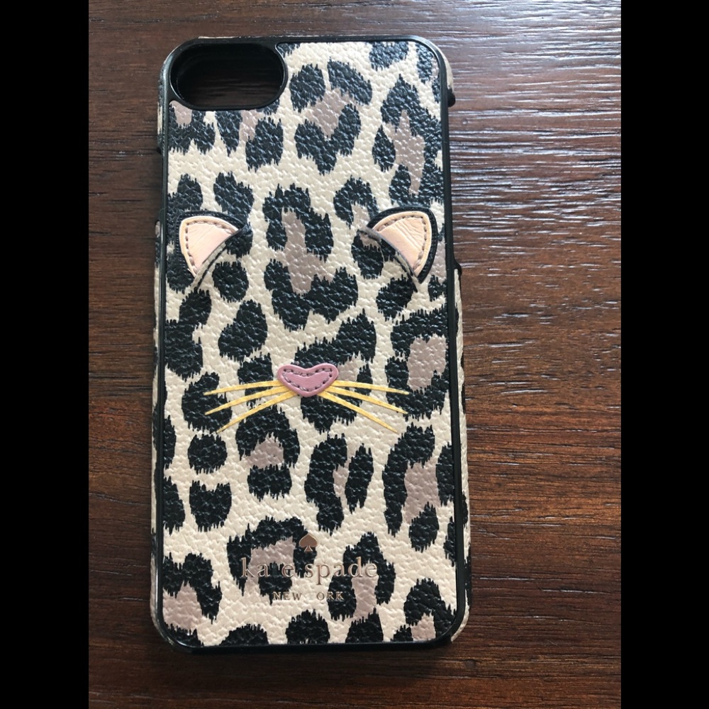 SOLD- IPhone 8 Kate Spade Leopard case